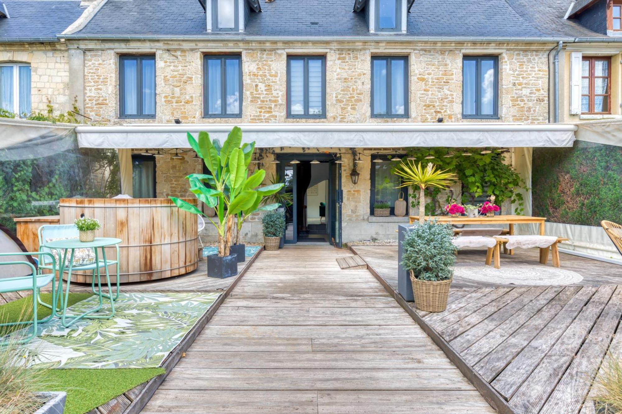 La Dame de Coeur la maison à l'orée de Deauville Touques Exterior foto